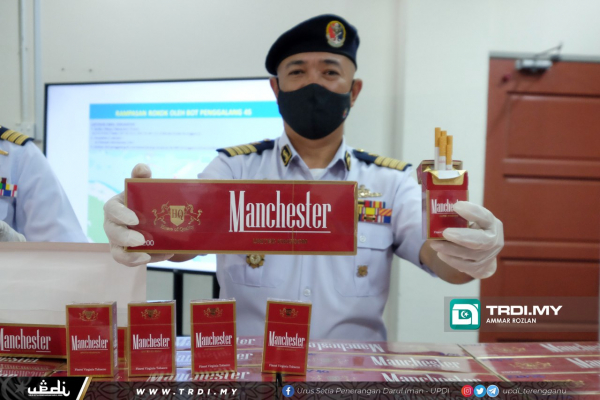 Maritim Terengganu Gagalkan Cubaan Seludup Rokok Bernilai RM350 000