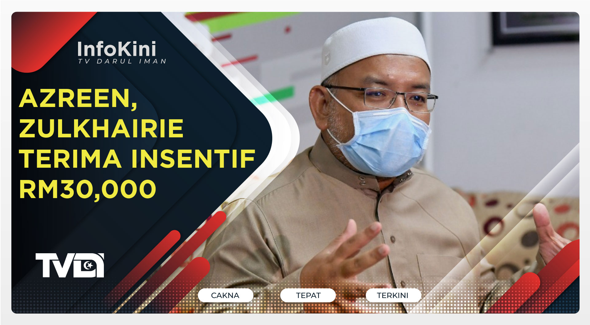 Azreen, Zulkhairie Terima Insentif RM30,000