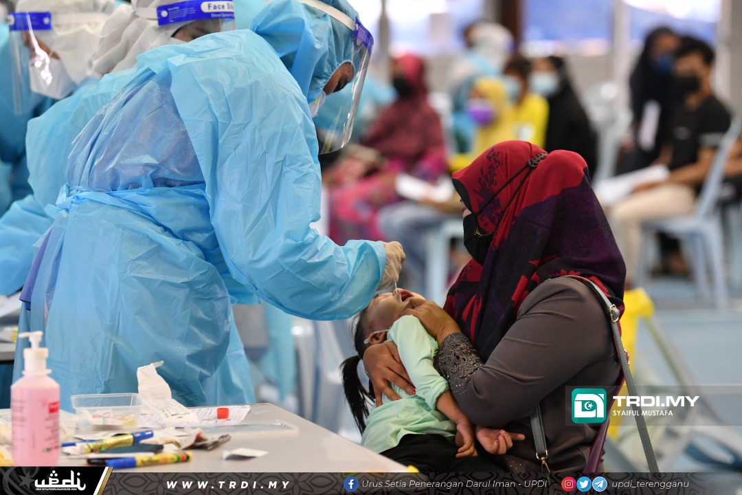 Kadar Kebolehjangkitan COVID-19 Di Terengganu Tertinggi Sejak 10 Hari