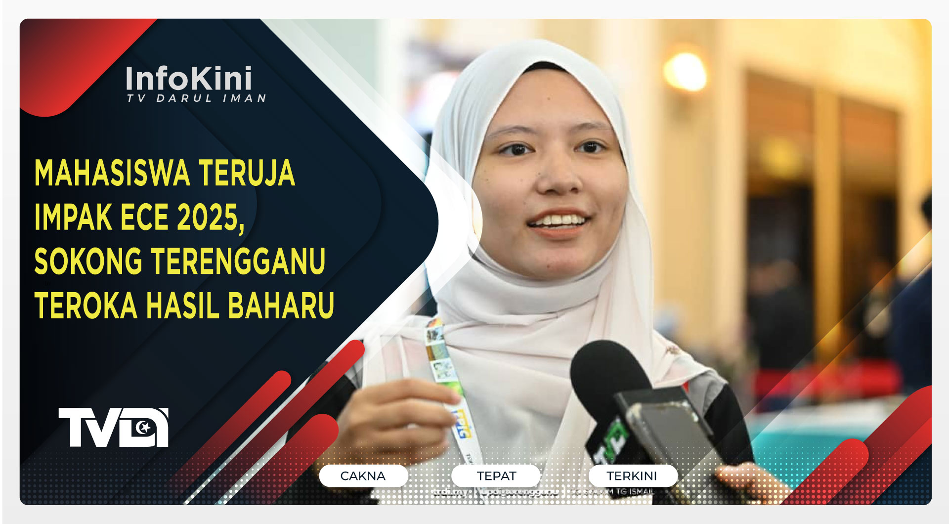 Mahasiswa Teruja Impak ECE 2025, Sokong Terengganu Teroka Hasil baharu