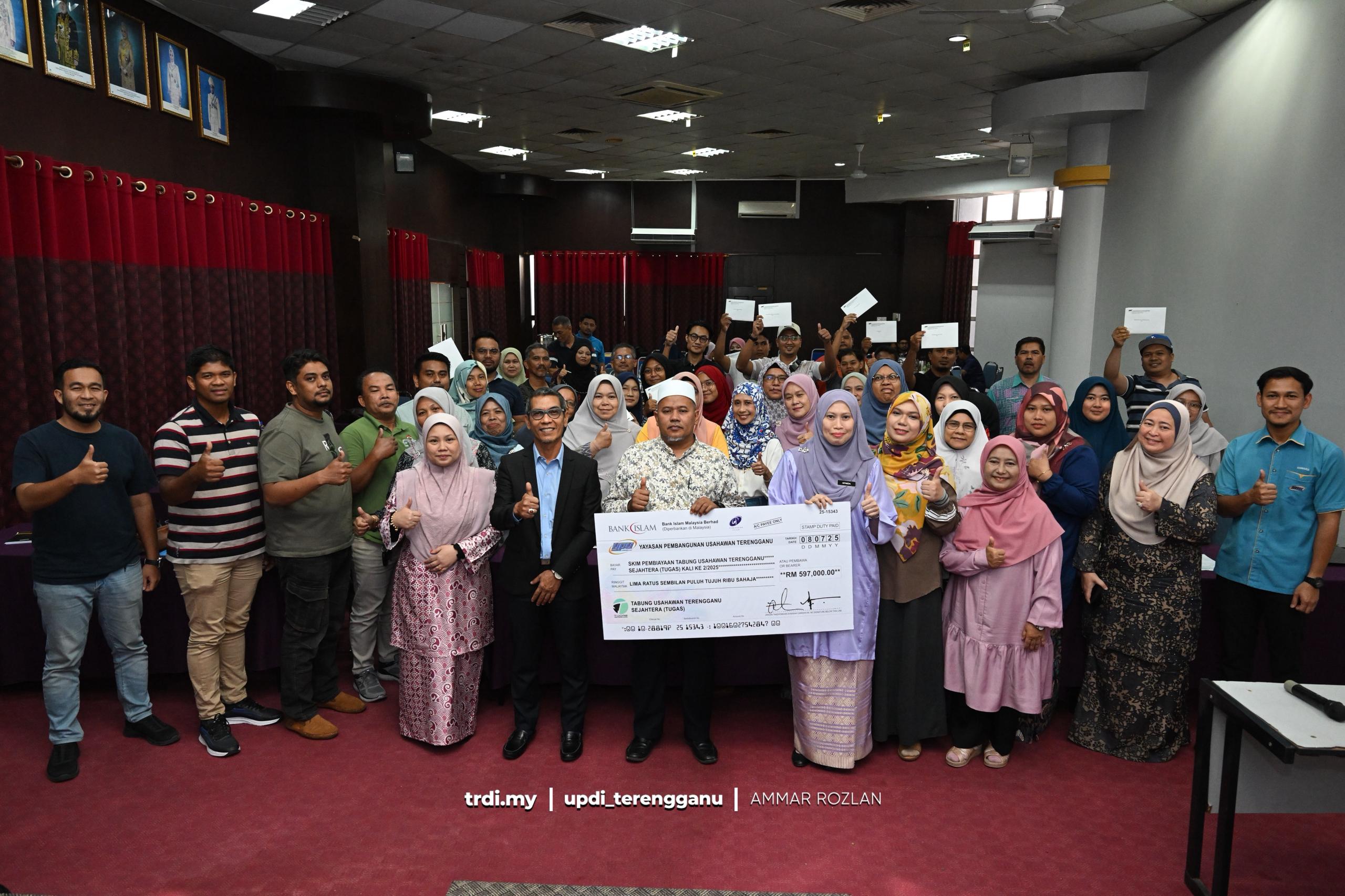 Kerajaan Negeri Salur RM597,000 Kepada Usahawan Terengganu