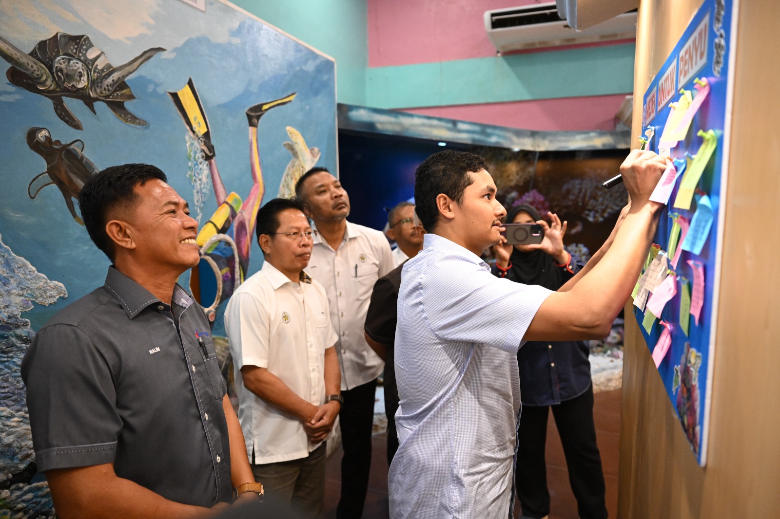 "Please Take Care of Our Turtles!" - Raja Muda Terengganu