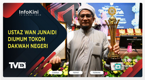 Ustaz Wan Junaidi Diumum Tokoh Dakwah Negeri Trdi News