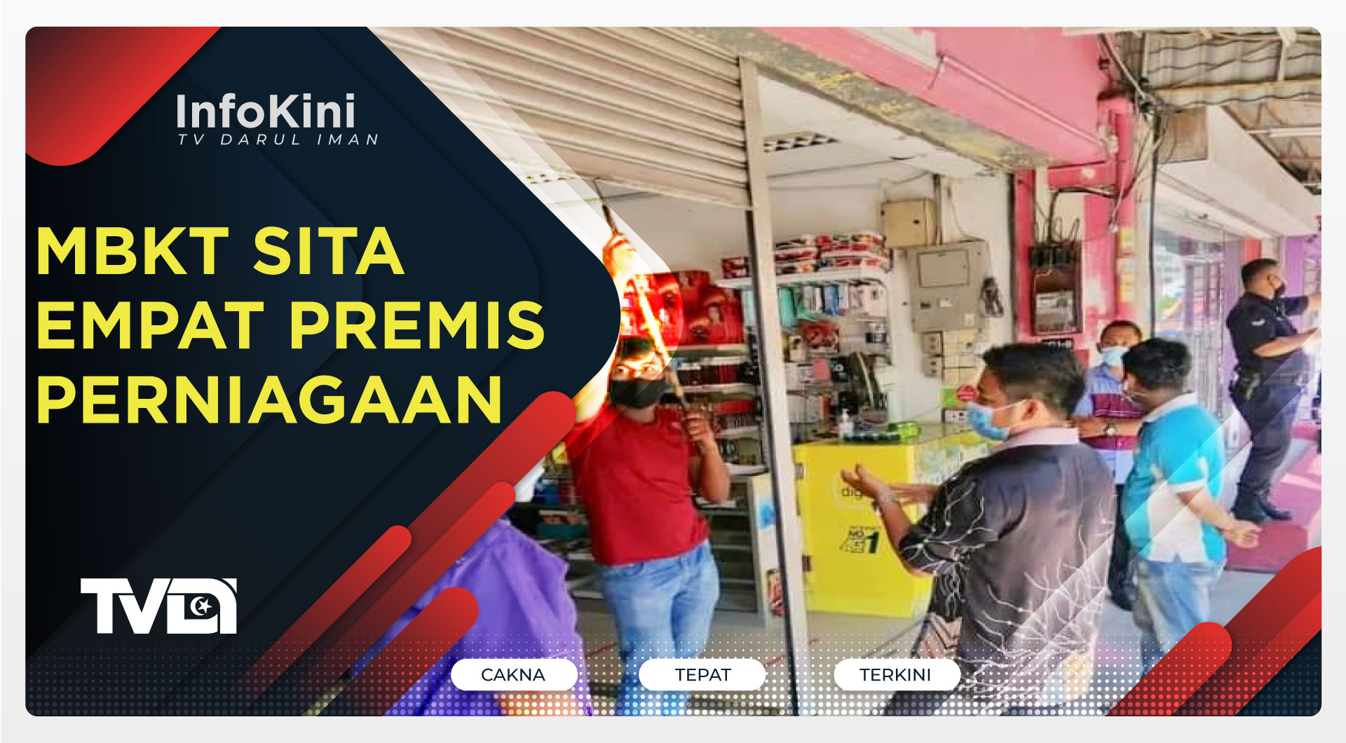 MBKT Sita Empat Premis Perniagaan