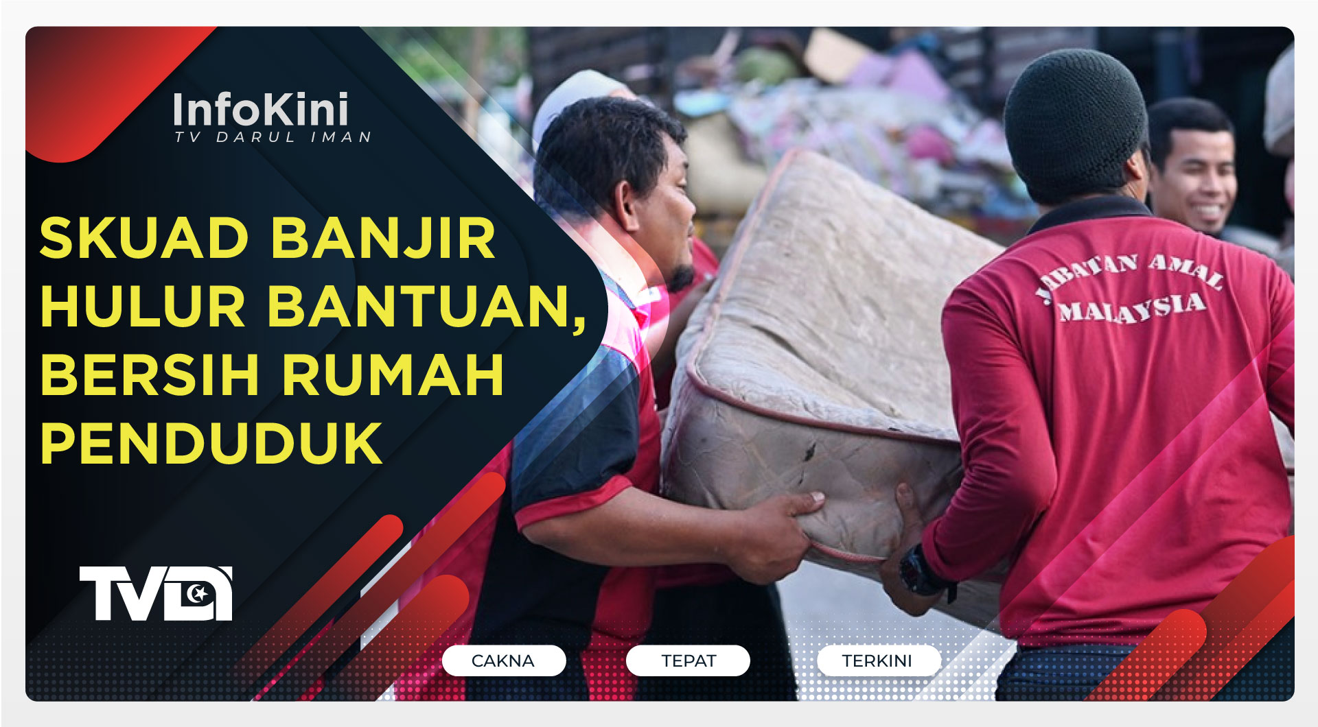 Skuad Banjir Hulur Bantuan, Bersih Rumah Penduduk