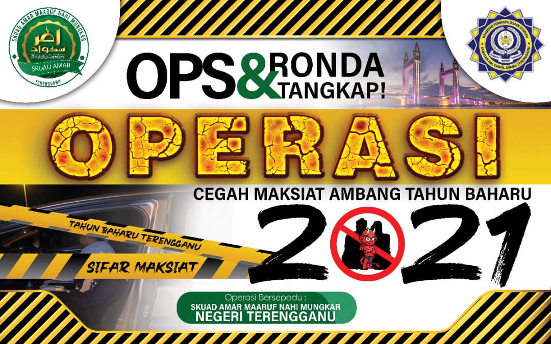 Skuad Amar Lancar Operasi Cegahan Maksiat Malam Tahun Baru