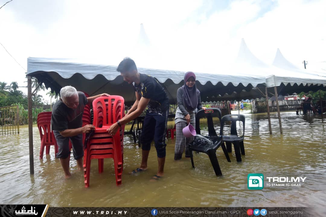 Walau Banjir, Kenduri Sambut Menantu Tetap ‘On’