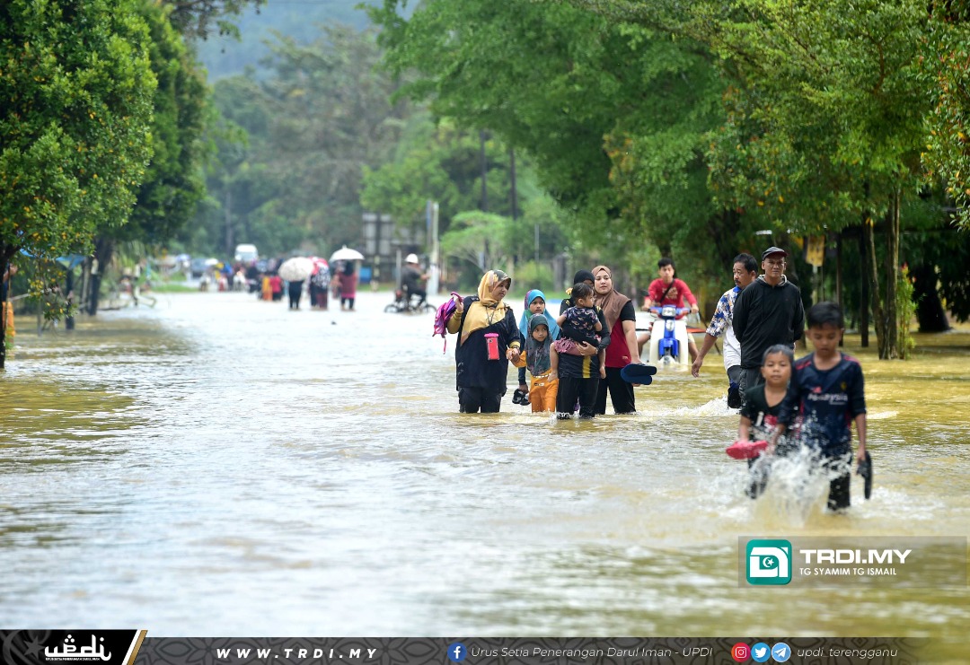 Mangsa Banjir Di Terengganu Terus Meningkat Petang Ini