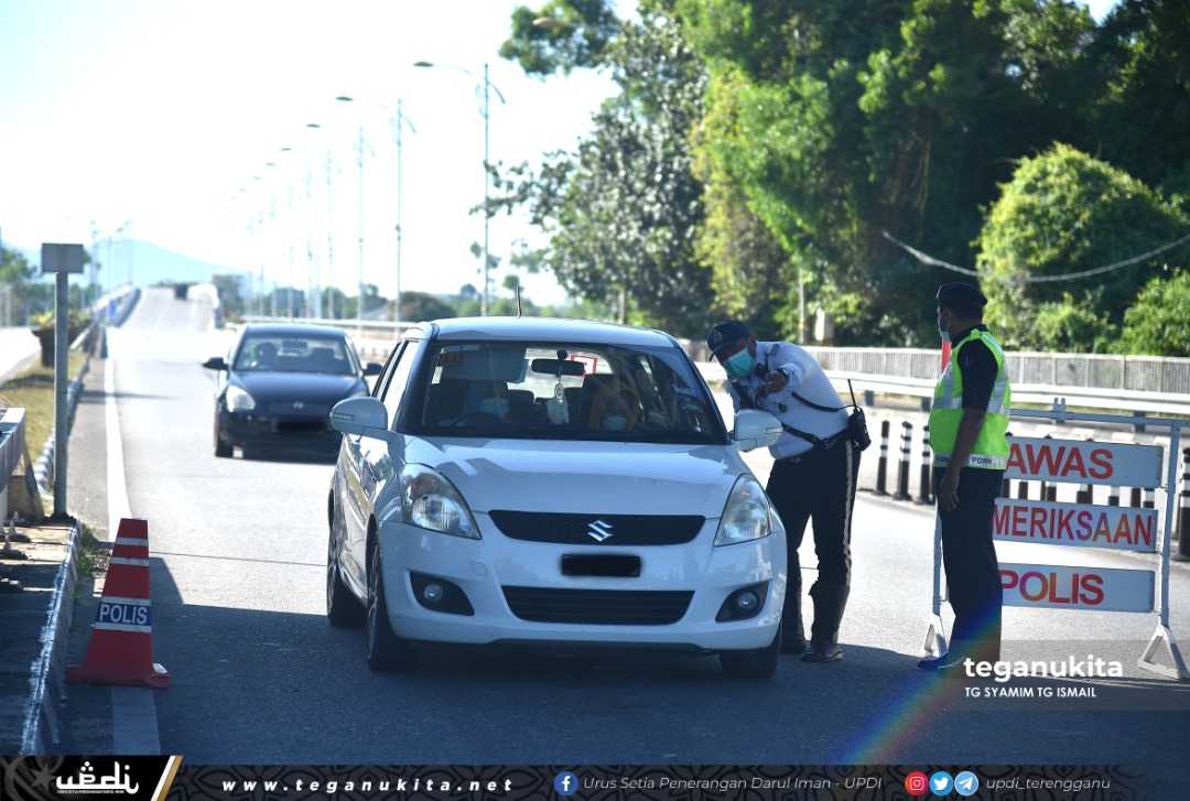 SJR Di Terengganu Diperketatkan Mulai Tengah Malam Sabtu