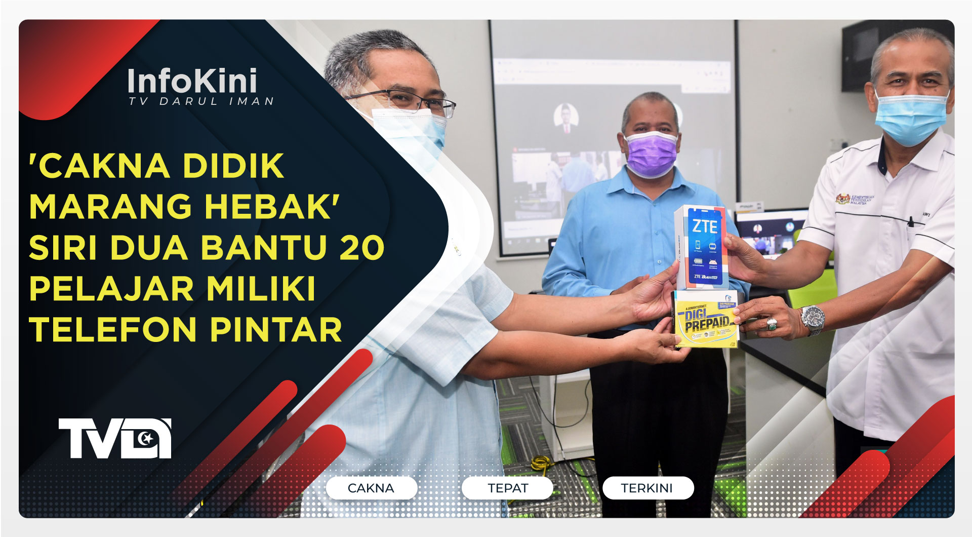 'Cakna Didik Marang Hebak' Siri Dua Bantu 20 Pelajar Miliki Telefon Pintar