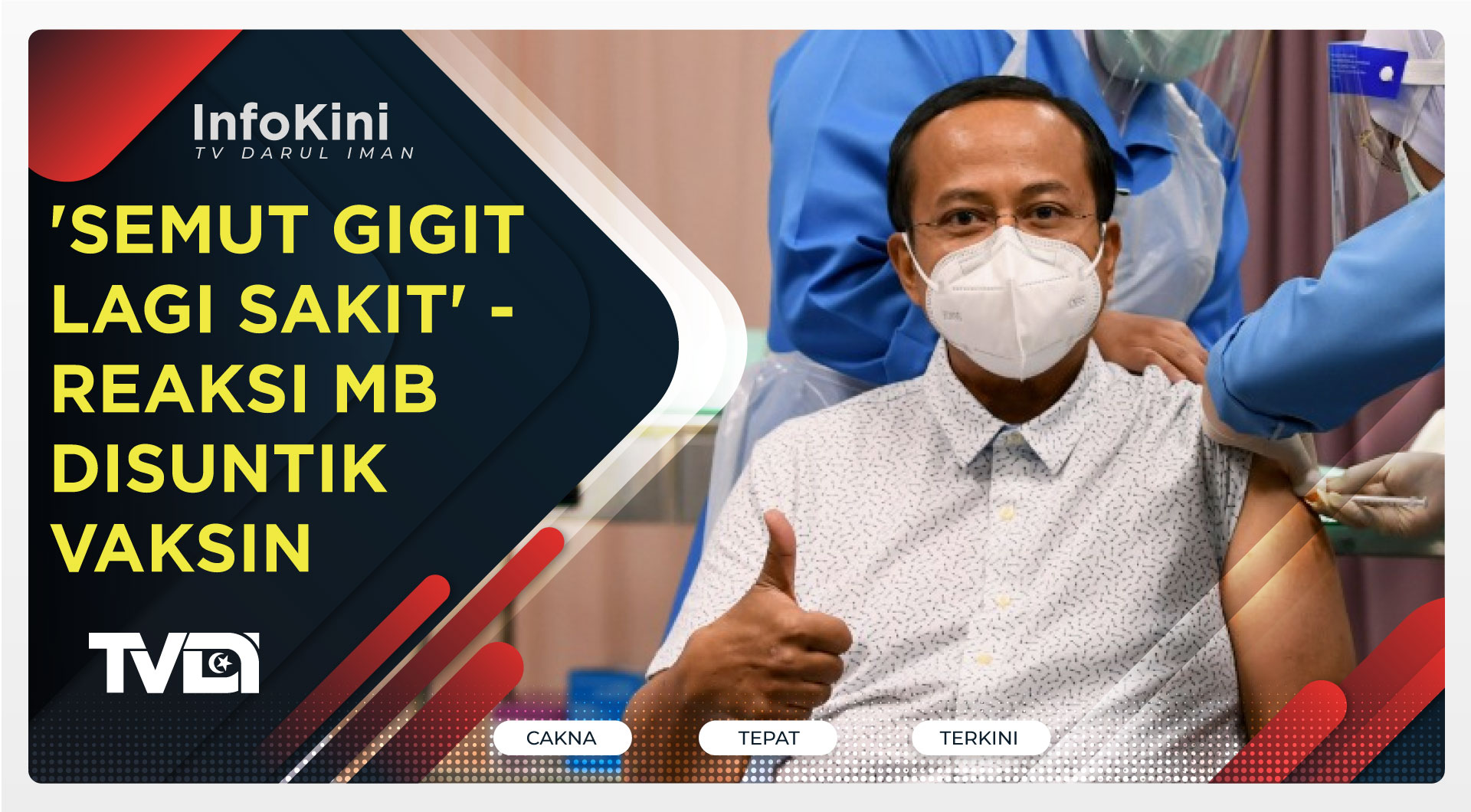 'Semut Gigit Lagi Sakit' - Reaksi MB Disuntik Vaksin