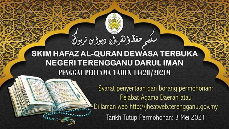 Orang Ramai Dipelawa Sertai Skim Hafaz Al-Quran Terengganu