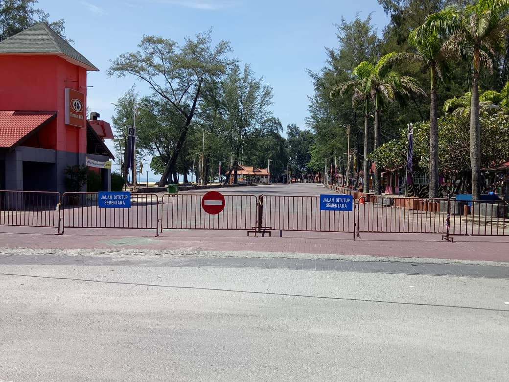 Taman Awam Pantai Batu Burok Ditutup Hingga 7 Jun