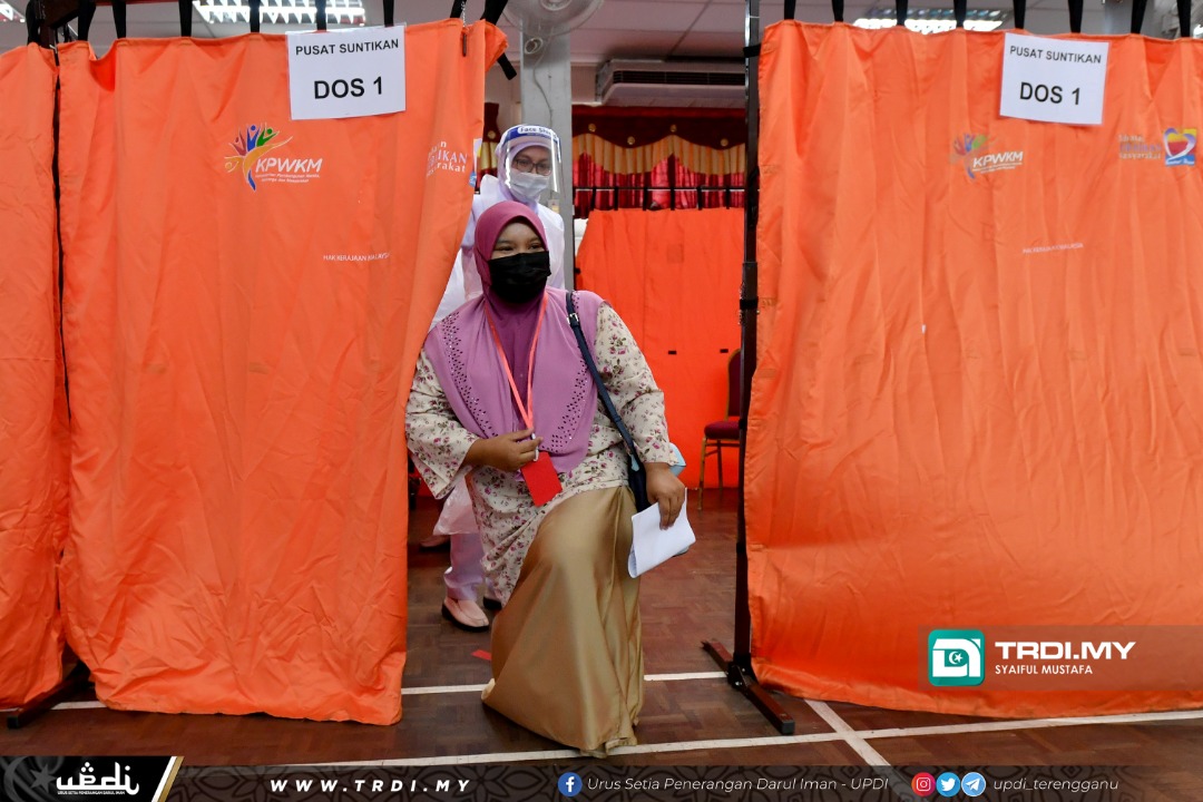 OKU Pun Tak Takut Disuntik Vaksin