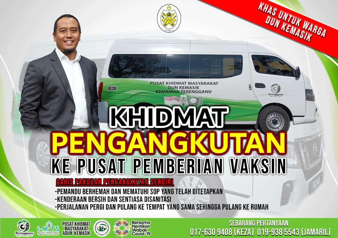 PKM ADUN Kemasik Tawar Pengangkutan Van Percuma