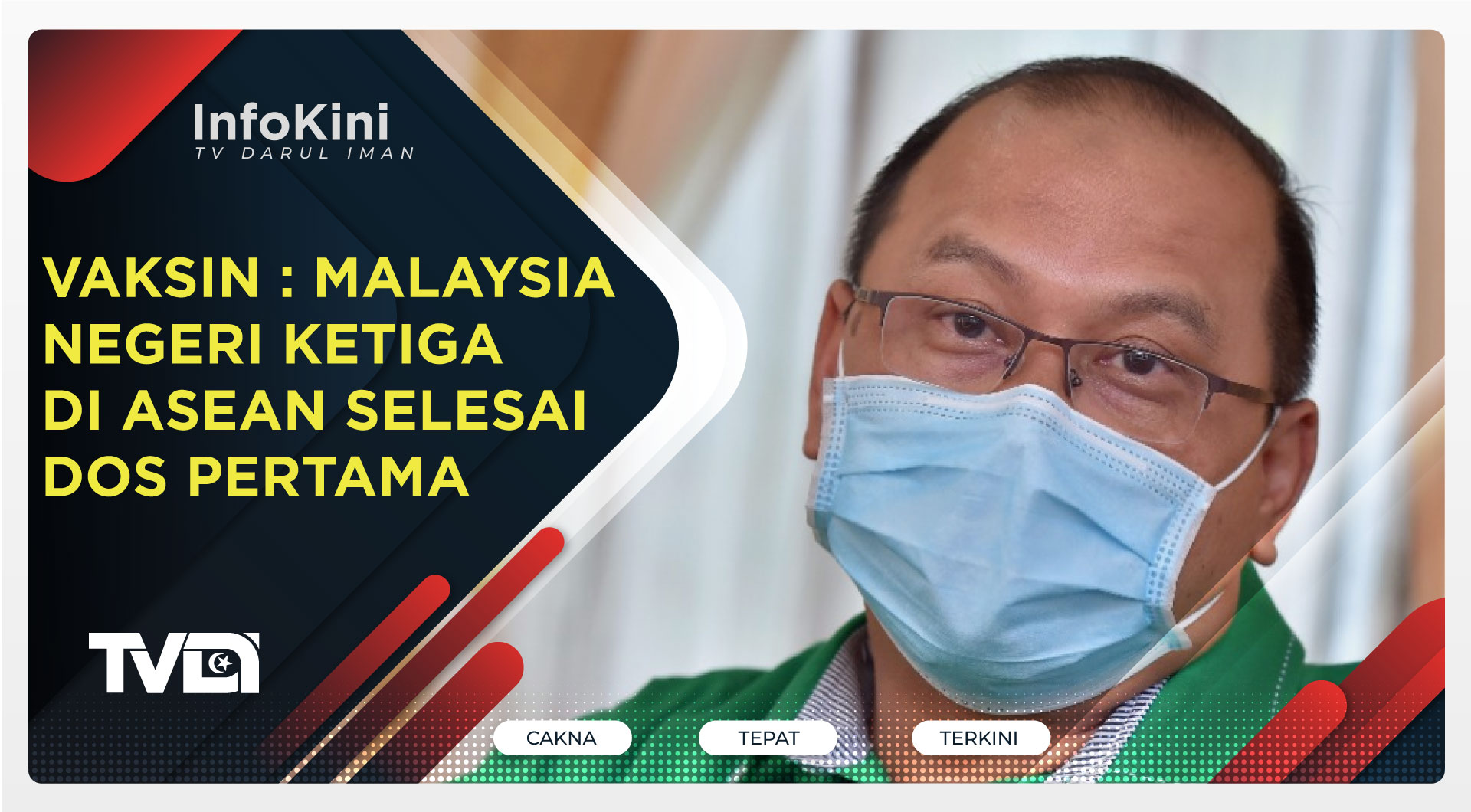 Vaksin : Malaysia Negeri Ketiga Di Asean Selesai Dos Pertama