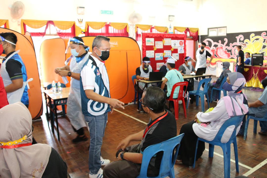 KETENGAH Sasar 70,000 Penduduk Terima Vaksin Akhir Ogos