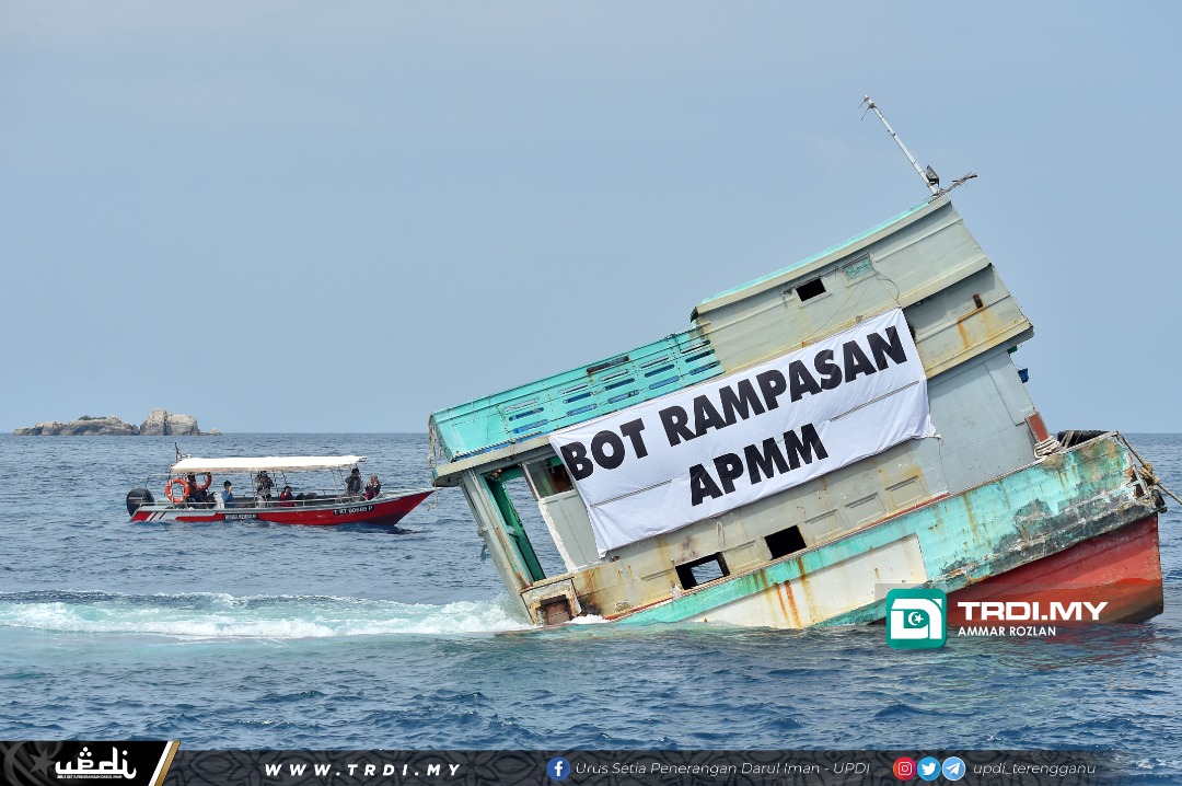 Maritim Terengganu Tenggelamkan 108 Bot Nelayan Asing