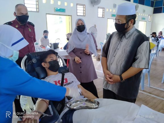 Sekali Ganda Dari Sasaran, 178 Pek Darah Terkumpul