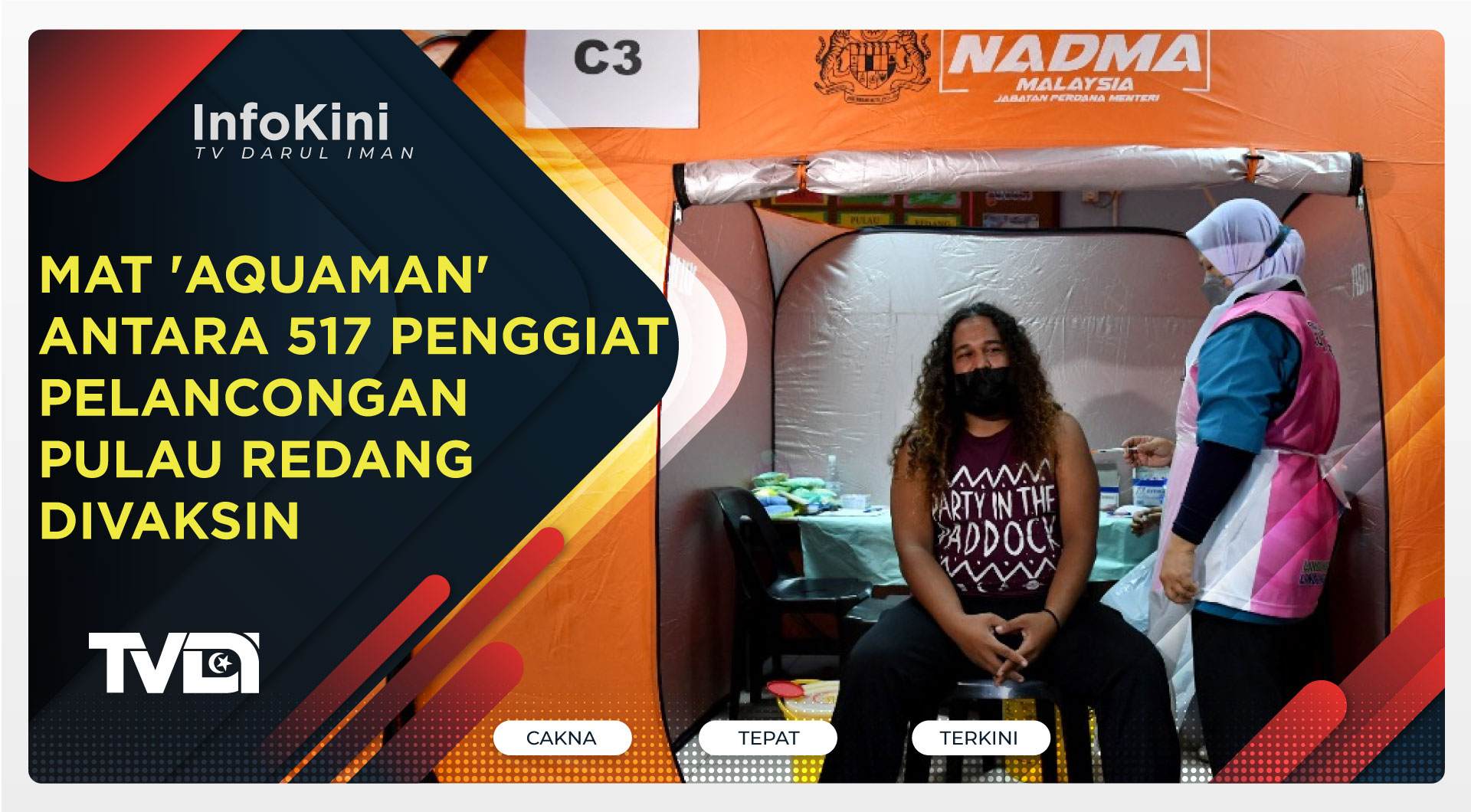 Mat 'Aquaman' Antara 517 Penggiat Pelancongan Pulau Redang Divaksin