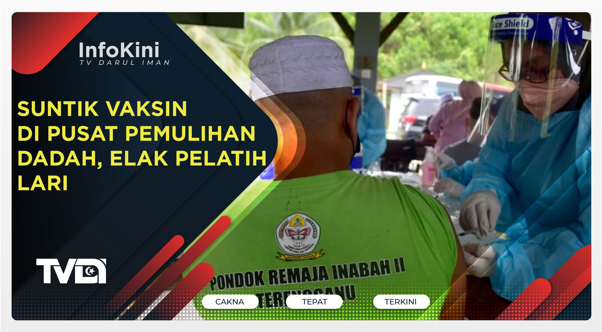 Suntik Vaksin Di Pusat Pemulihan Dadah, Elak Pelatih Lari