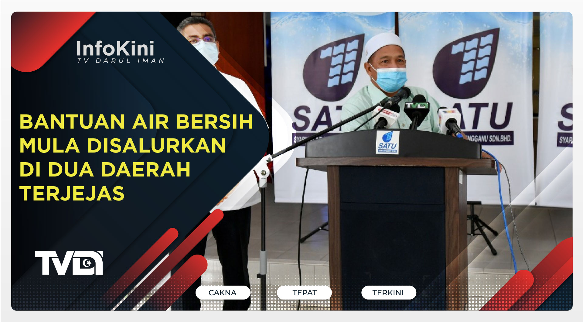Bantuan Air Bersih Mula Disalurkan Di Dua Daerah Terjejas