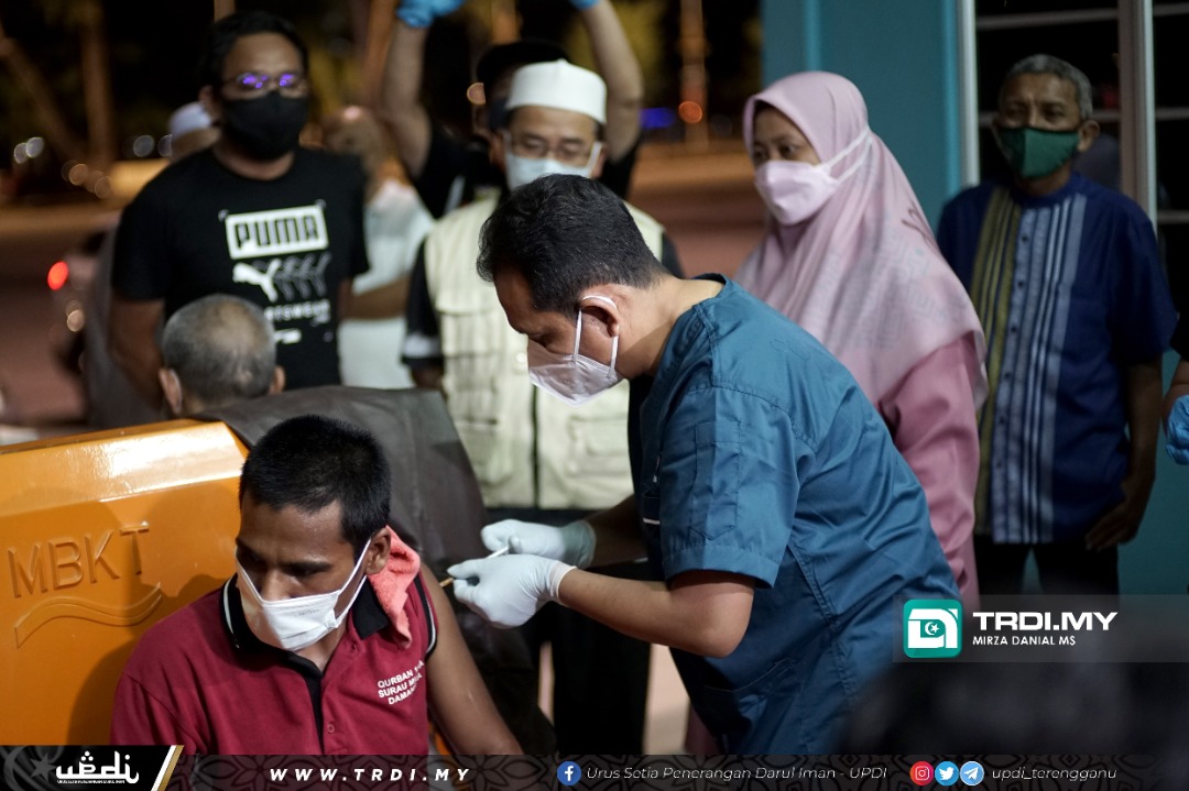 Gelandangan Di Kuala Terengganu Terima Vaksin COVID-19