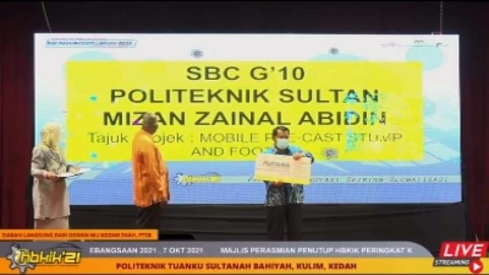 PSMZA Menang Pingat Emas Cipta Inovasi Industri Pembinaan