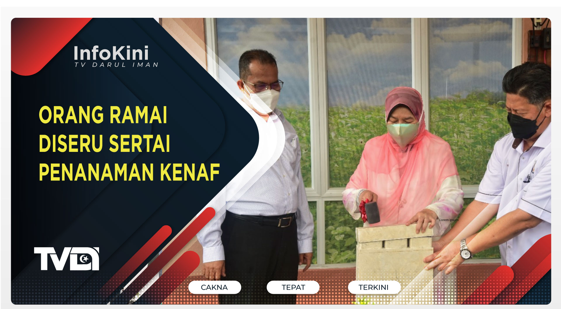 ORANG RAMAI DISERU SERTAI PENANAMAN KENAF