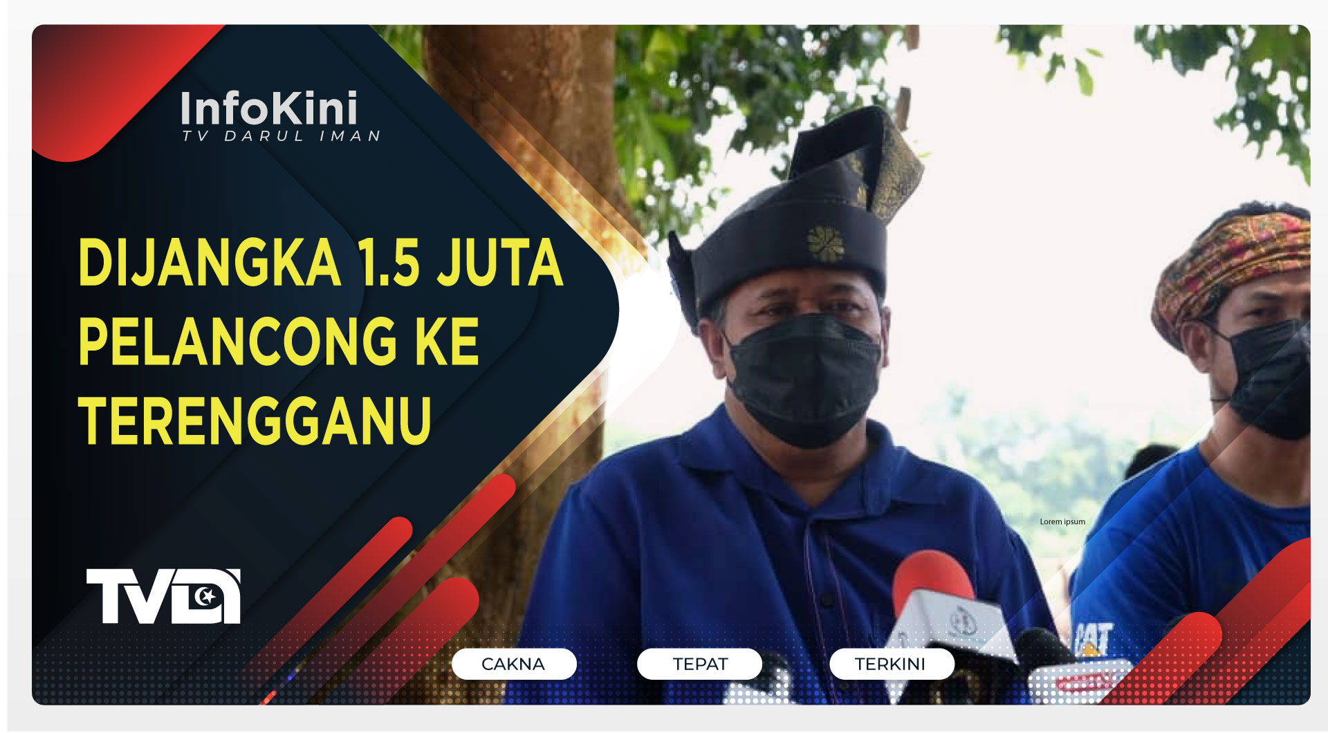 DIJANGKA 1.5 JUTA PELANCONG KE TERENGGANU