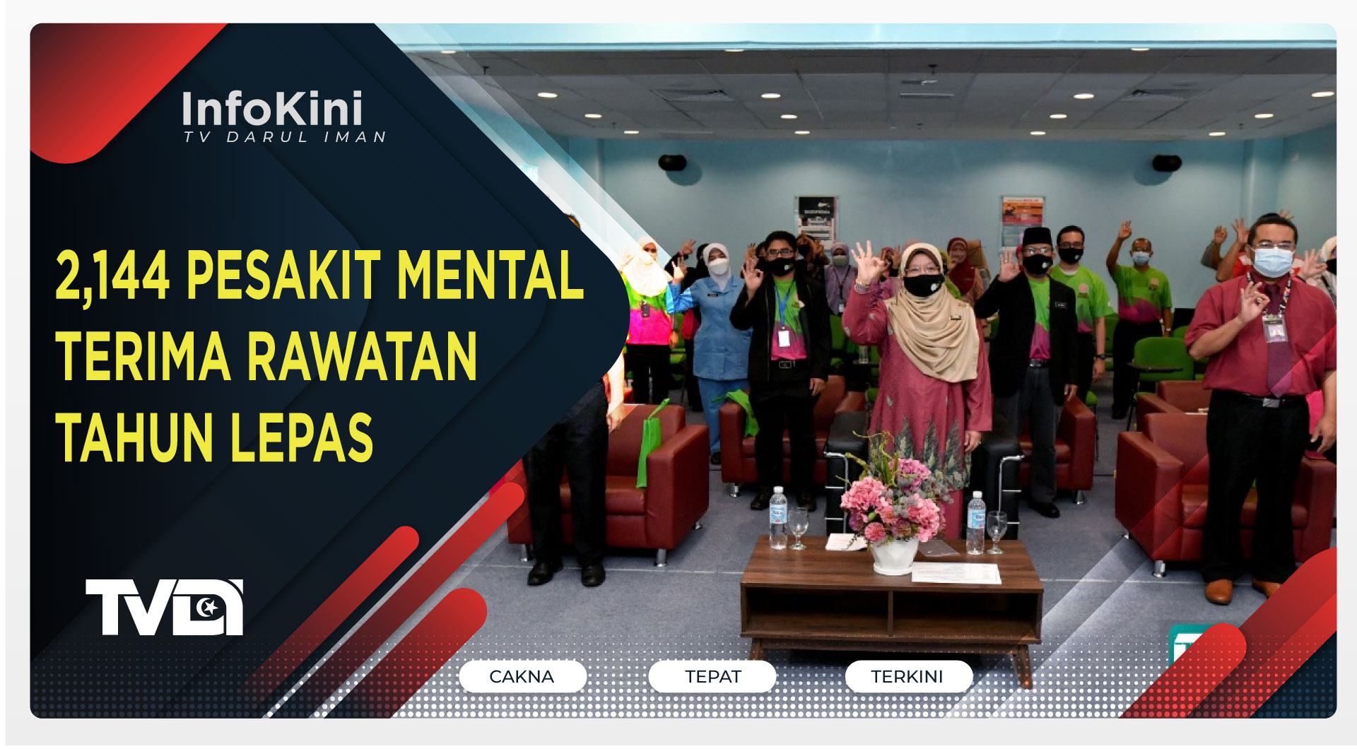 2,144 PESAKIT MENTAL TERIMA RAWATAN TAHUN LEPAS