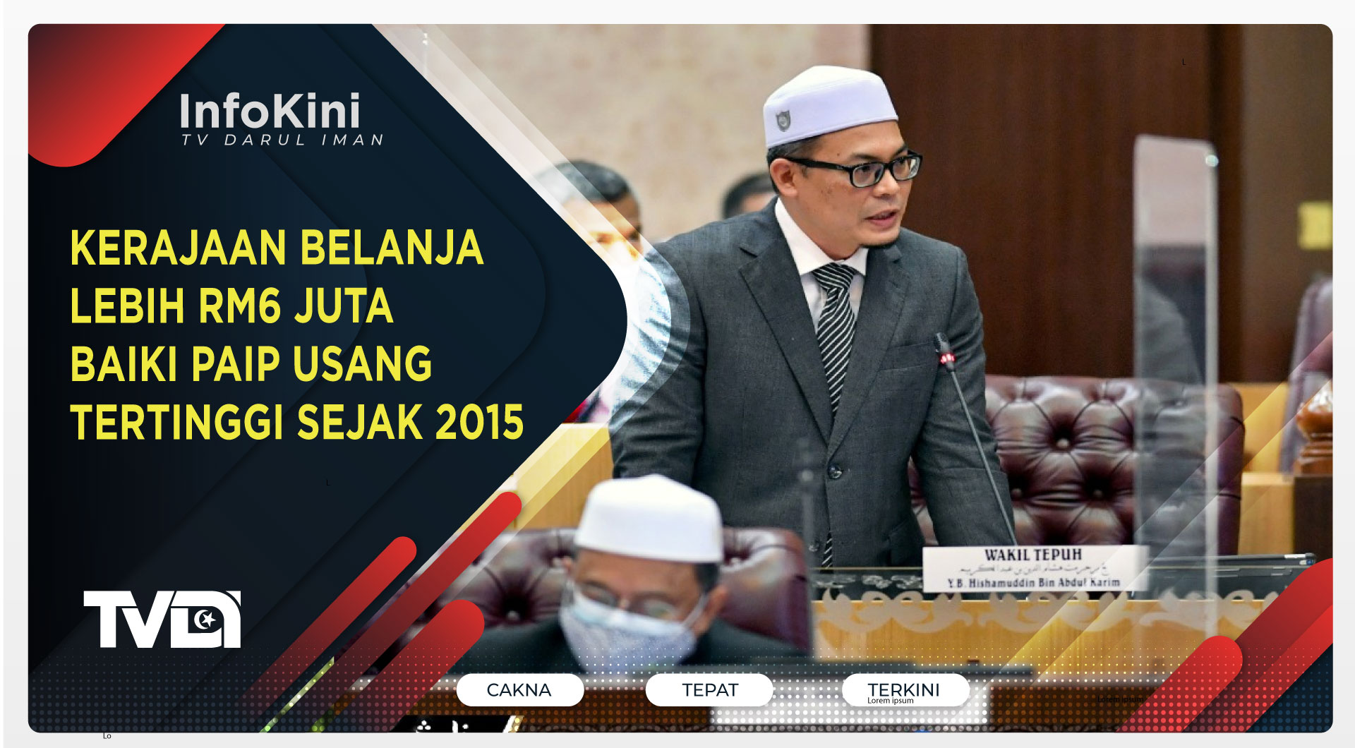 KERAJAAN BELANJA LEBIH RM6 JUTA BAIKI PAIP USANG TERTINGGI SEJAK 2015