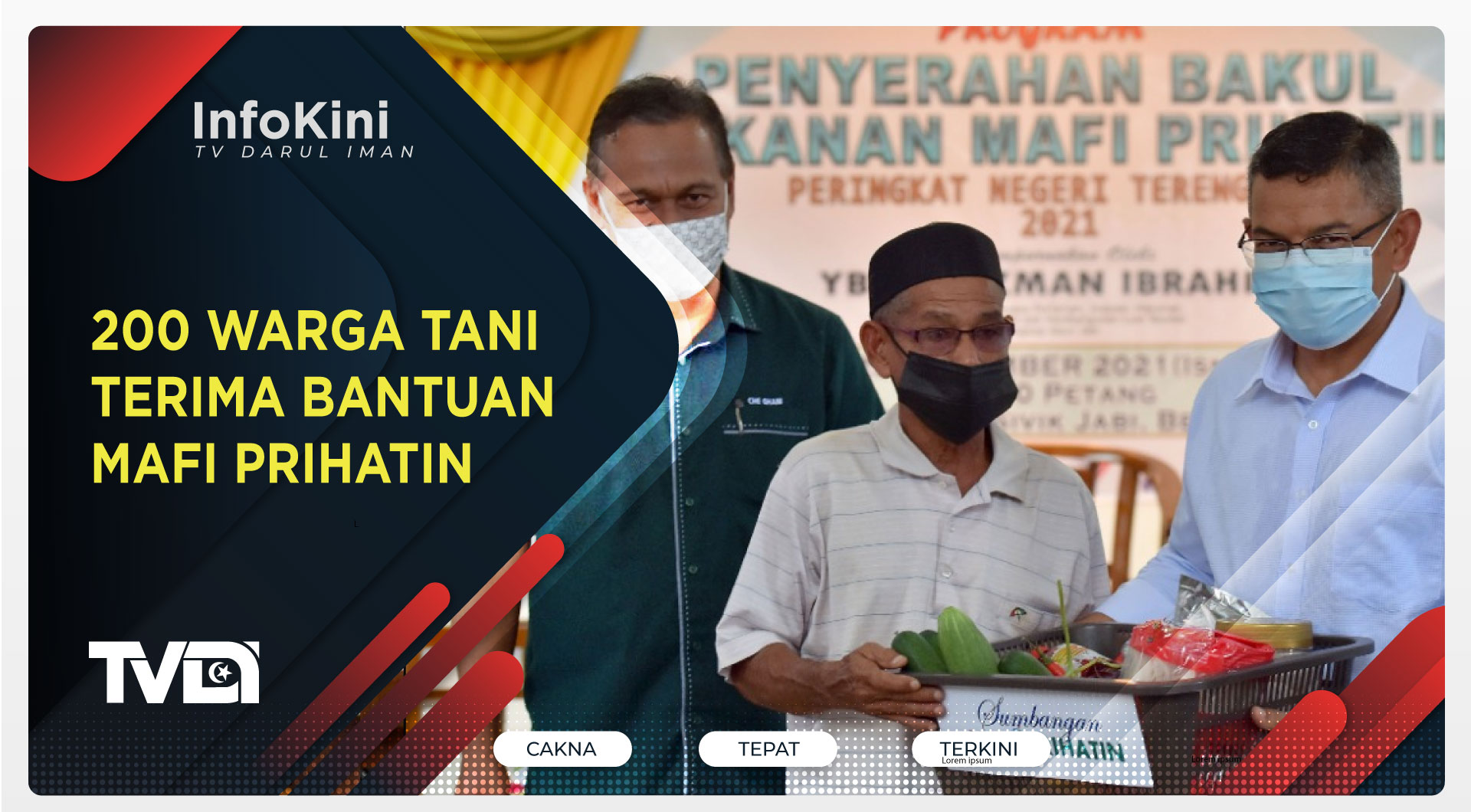 200 WARGA TANI TERIMA BANTUAN MAFI PRIHATIN