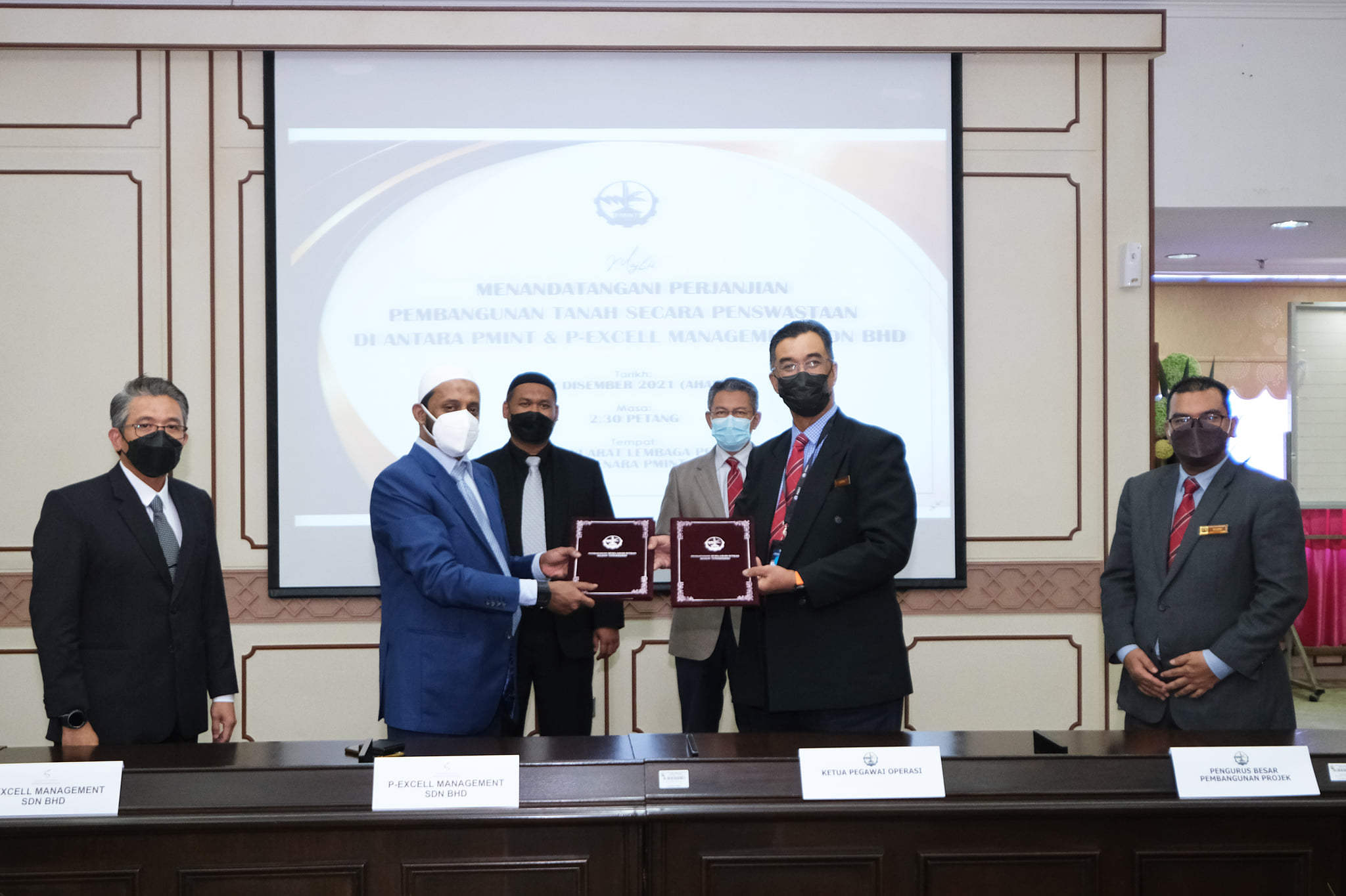 PMINT, P-Excell Meterai Perjanjian Pembangunan Tanah Batu Hampar