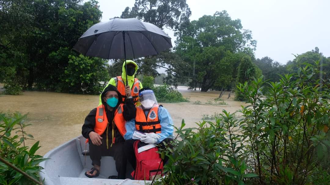 Warga Emas Positif Covid-19 Terlibat Banjir Diberi Rawatan Segera