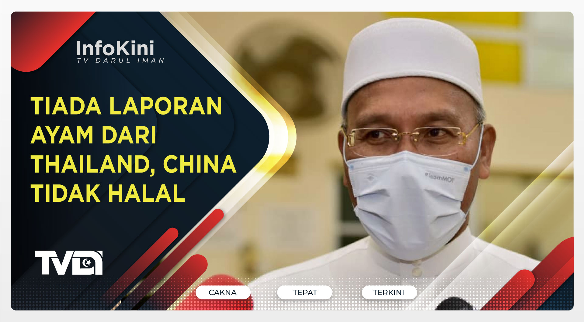 Tiada Laporan Ayam Dari Thailand, China Tidak Halal