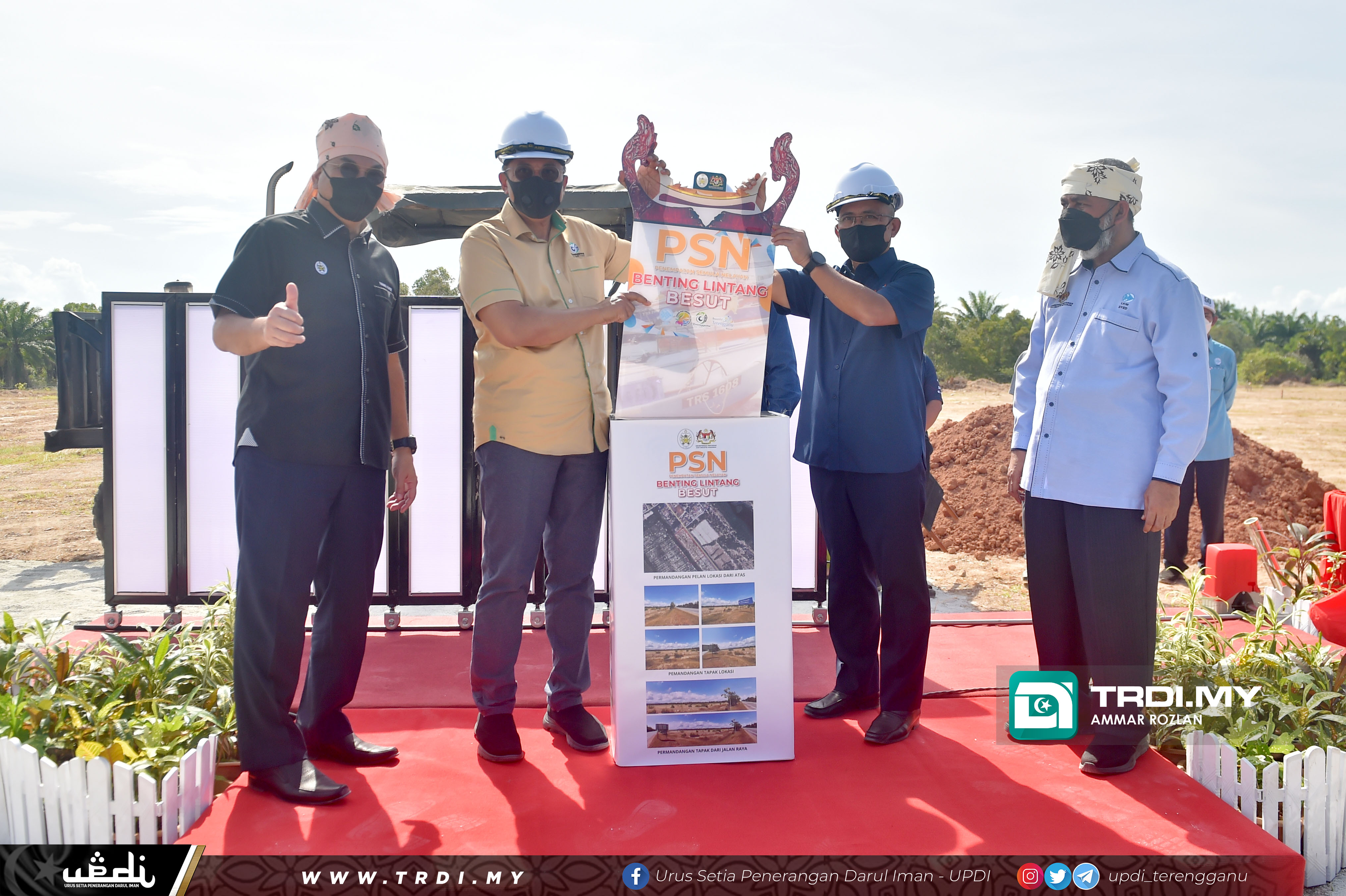 Majlis pecah tanah Projek Penempatan Semula Nelayan (PSN)