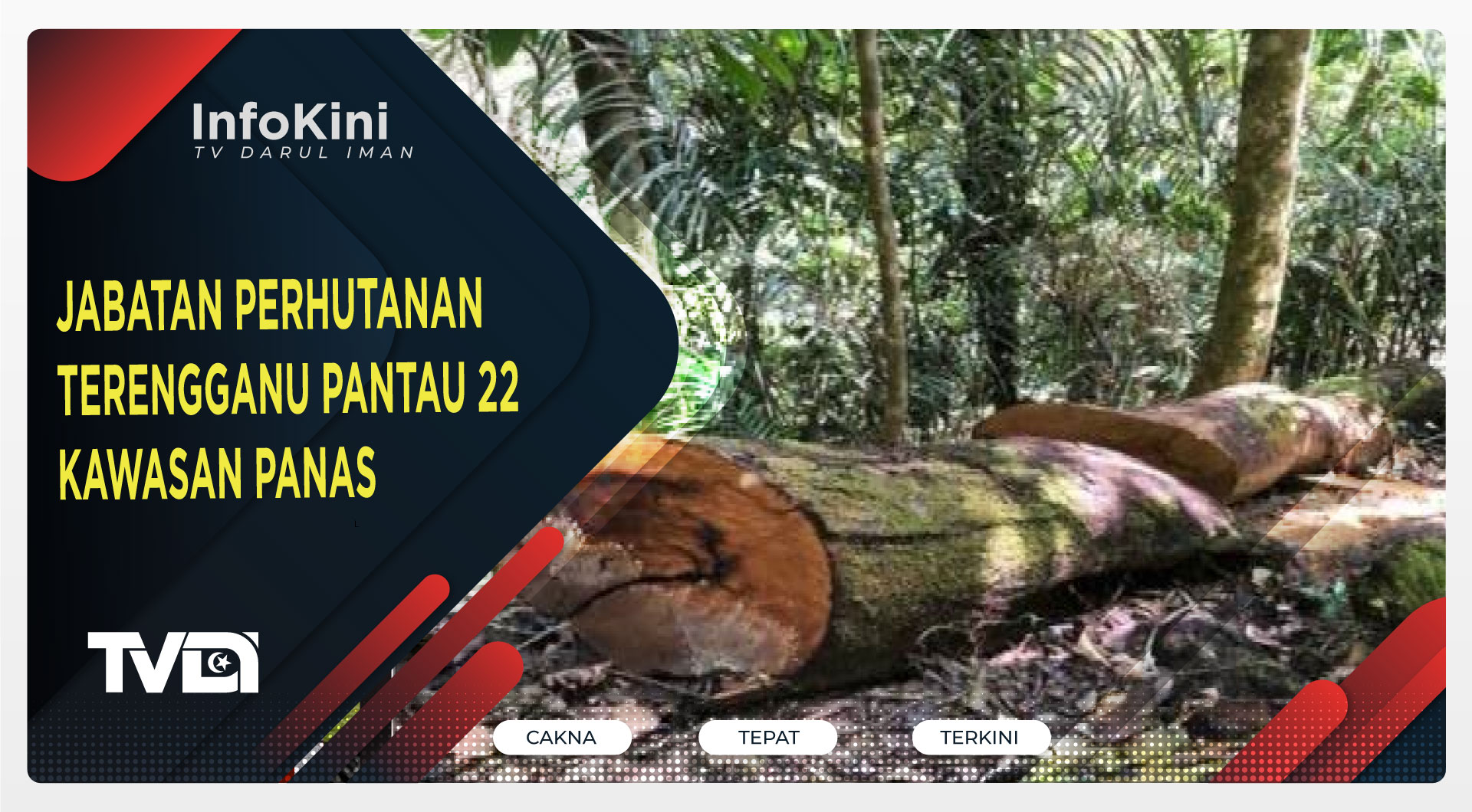 Jabatan Perhutanan Terengganu Pantau 22 Kawasan Panas