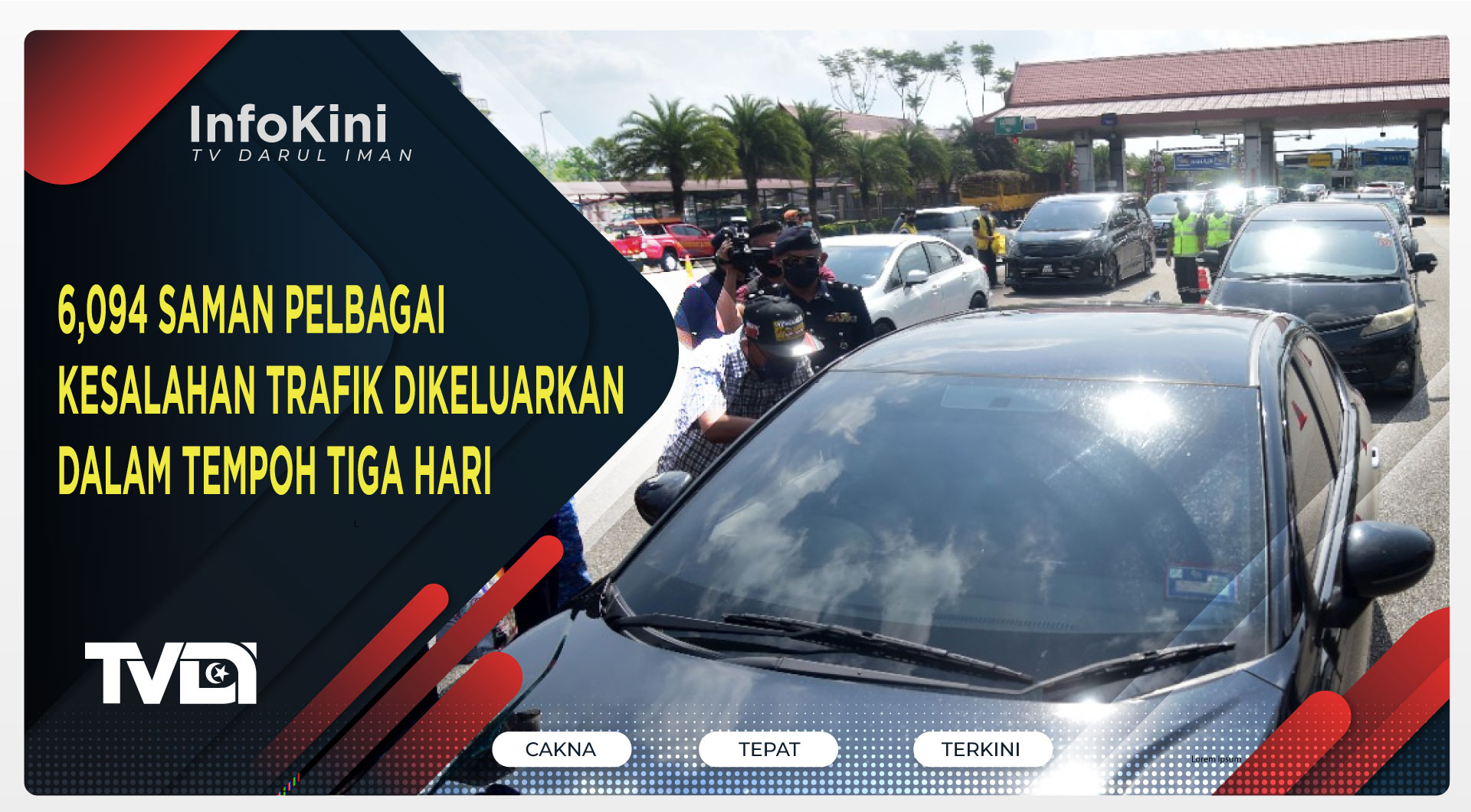 6,094 Saman Pelbagai Kesalahan Trafik Dikeluarkan Dalam Tempoh Tiga Hari