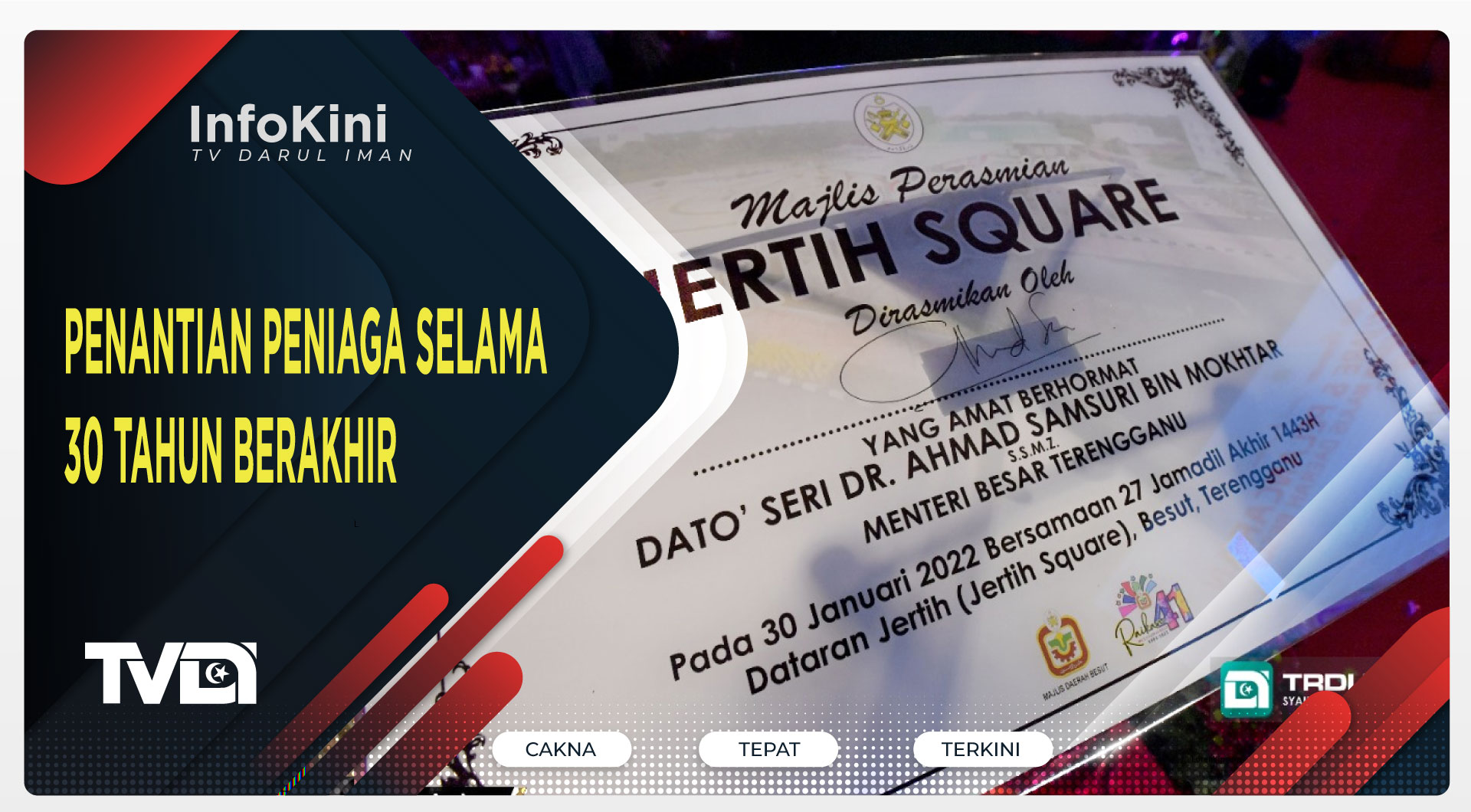 Penantian Peniaga Selama 30 Tahun Berakhir