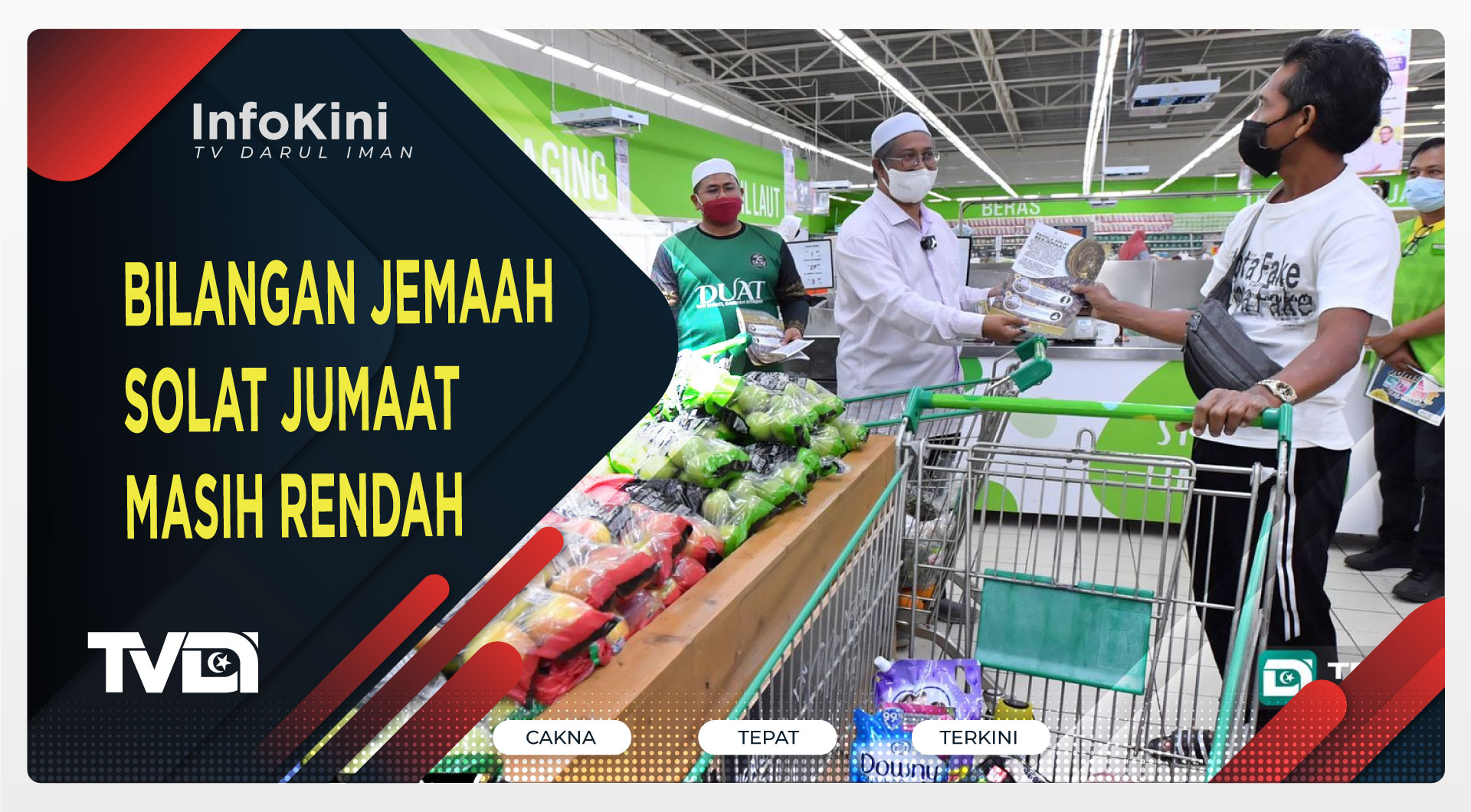 Bilangan Jemaah Solat Jumaat Masih Rendah