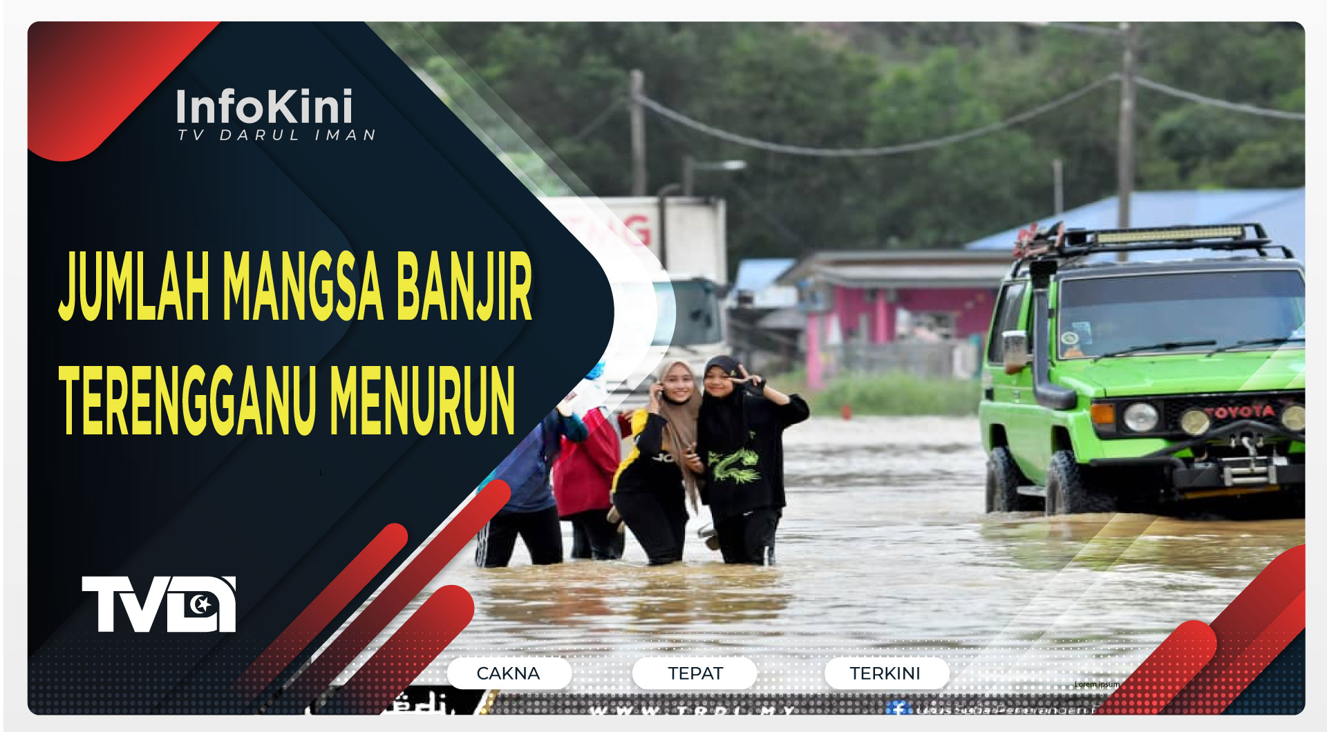 Jumlah Mangsa Banjir Terengganu Menurun