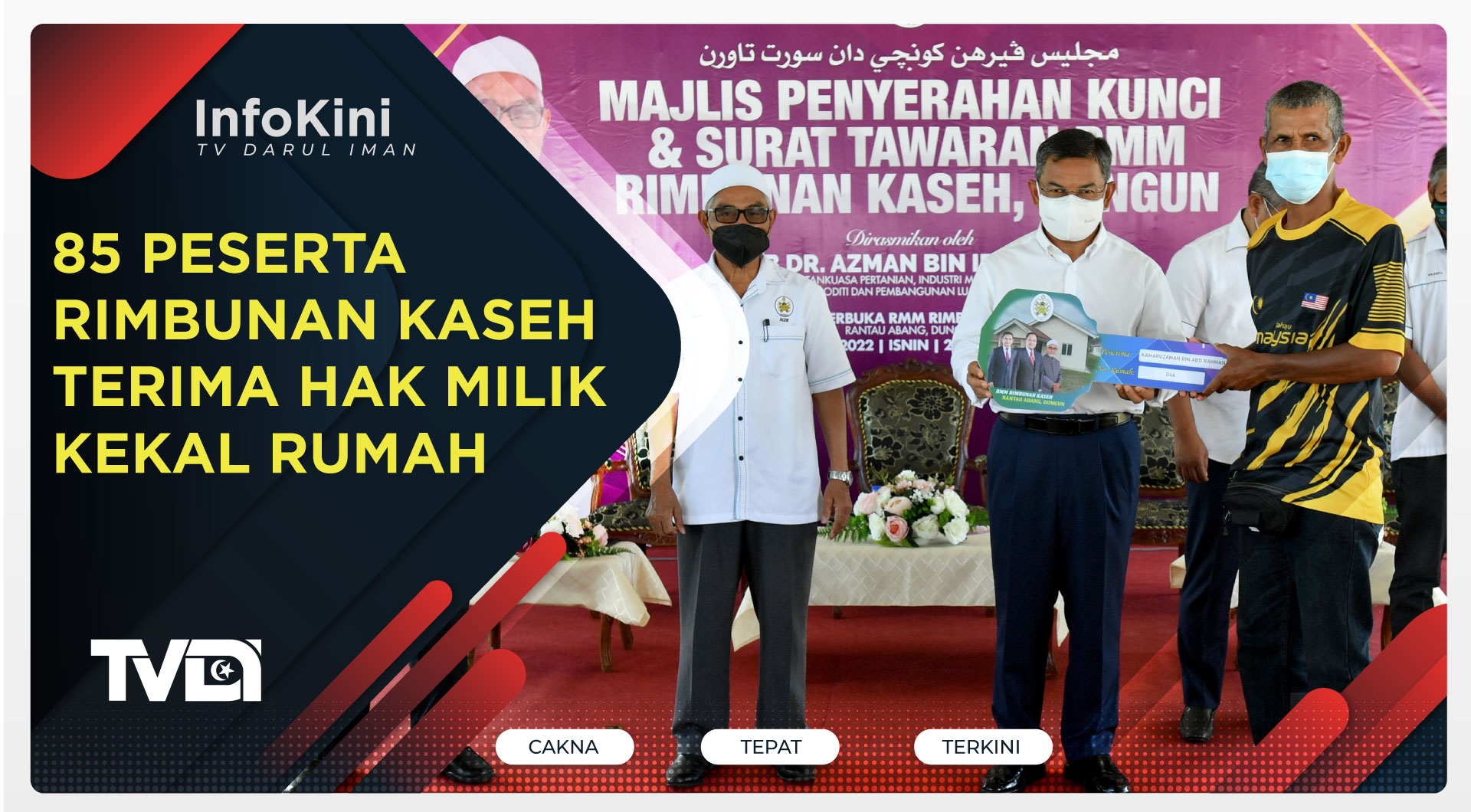 85 Peserta Rimbunan Kaseh Terima Hak Milik Kekal Rumah