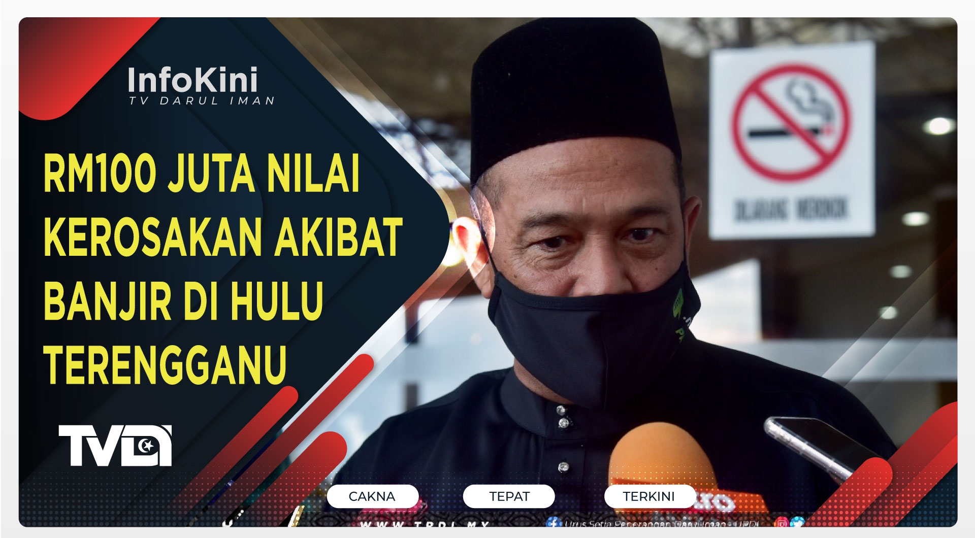 RM100 Juta Nilai Kerosakan Akibat Banjir Di Hulu Terengganu