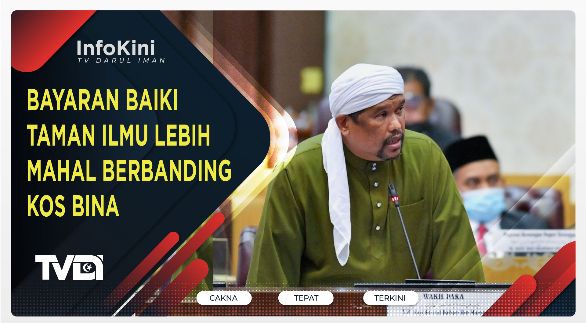 Bayaran Baiki Taman Ilmu Lebih Mahal Berbanding Kos Bina