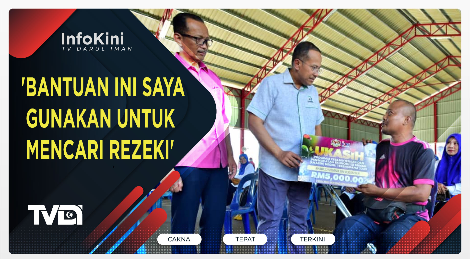 'Bantuan Ini Saya Gunakan Untuk Mencari Rezeki'