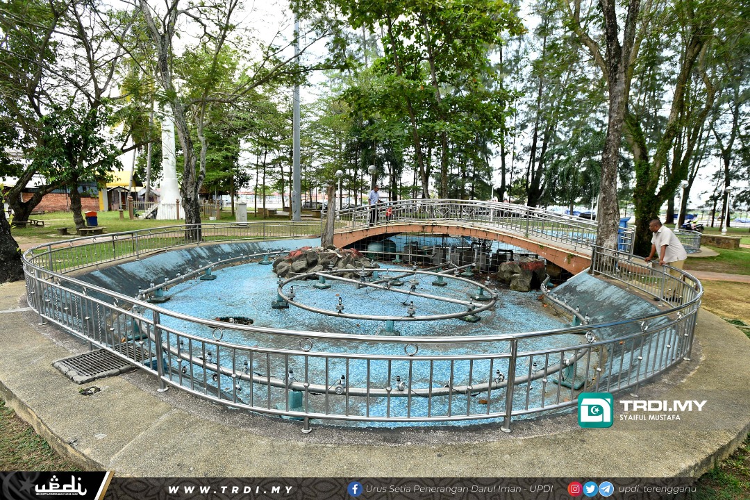 Kolam Taman Shahbandar Rosak, Terbiar Akibat Vandalisme