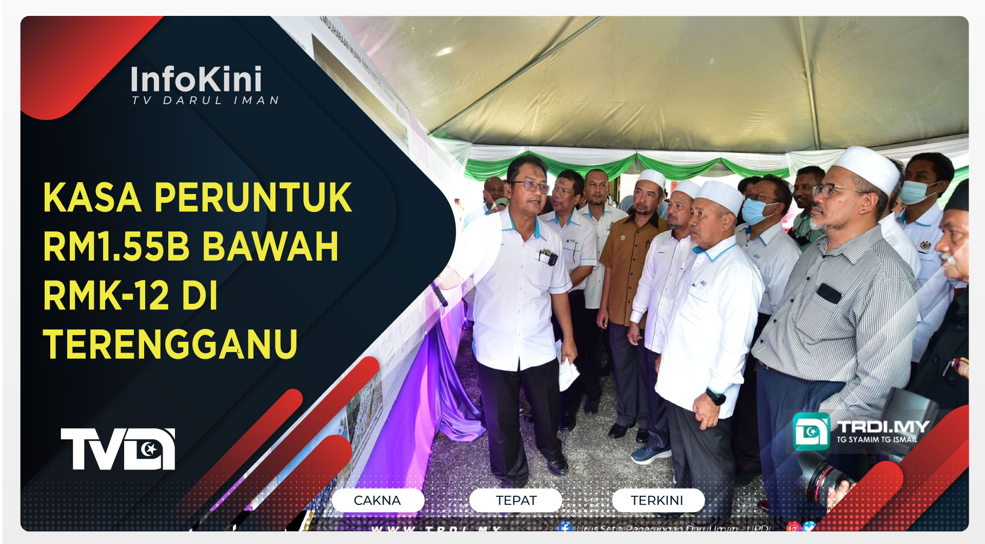 KASA Peruntuk RM1.55b Bawah RMK-12 Di Terengganu