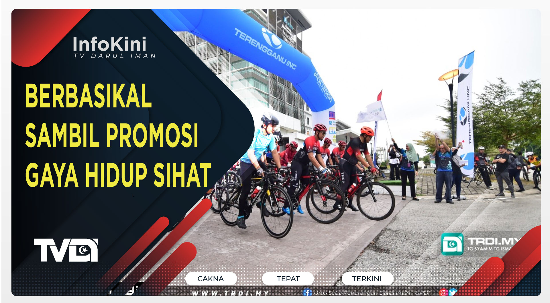 Berbasikal Sambil Promosi Gaya Hidup Sihat