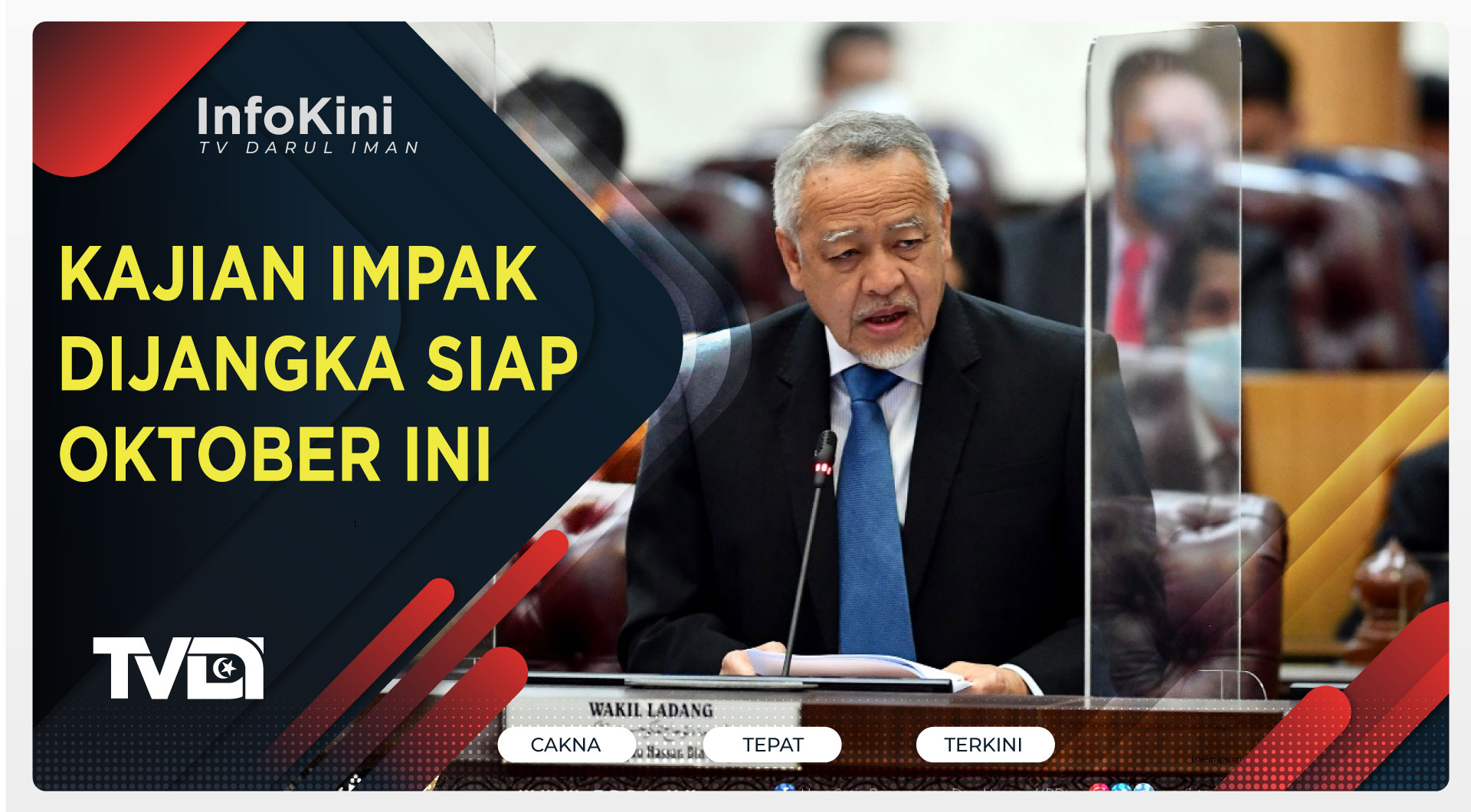 Kajian Impak Dijangka Siap Oktober Ini